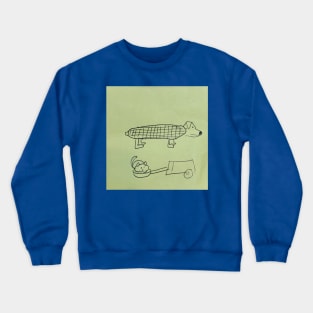 Corn Dog/ Catapult Crewneck Sweatshirt